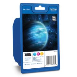 Brother LC1280XL Innobella™ Ink, High Yield Ink Cartridge, Cyan, Magenta, Yellow 3 Pack, LC-1280XLRBWBP